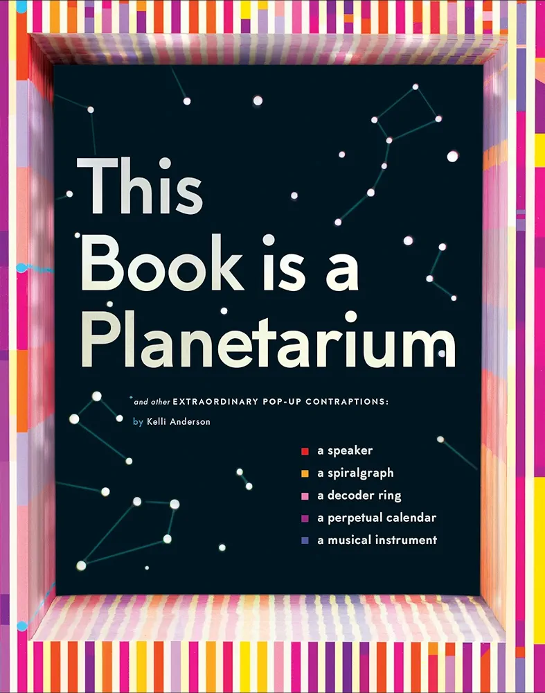 This Book Is a Planetarium: And Other Extraordinary Pop-Up Contraptions (Popup Book for Kids and Adults, Interactive Planetarium Book, Cool Books for Adults)