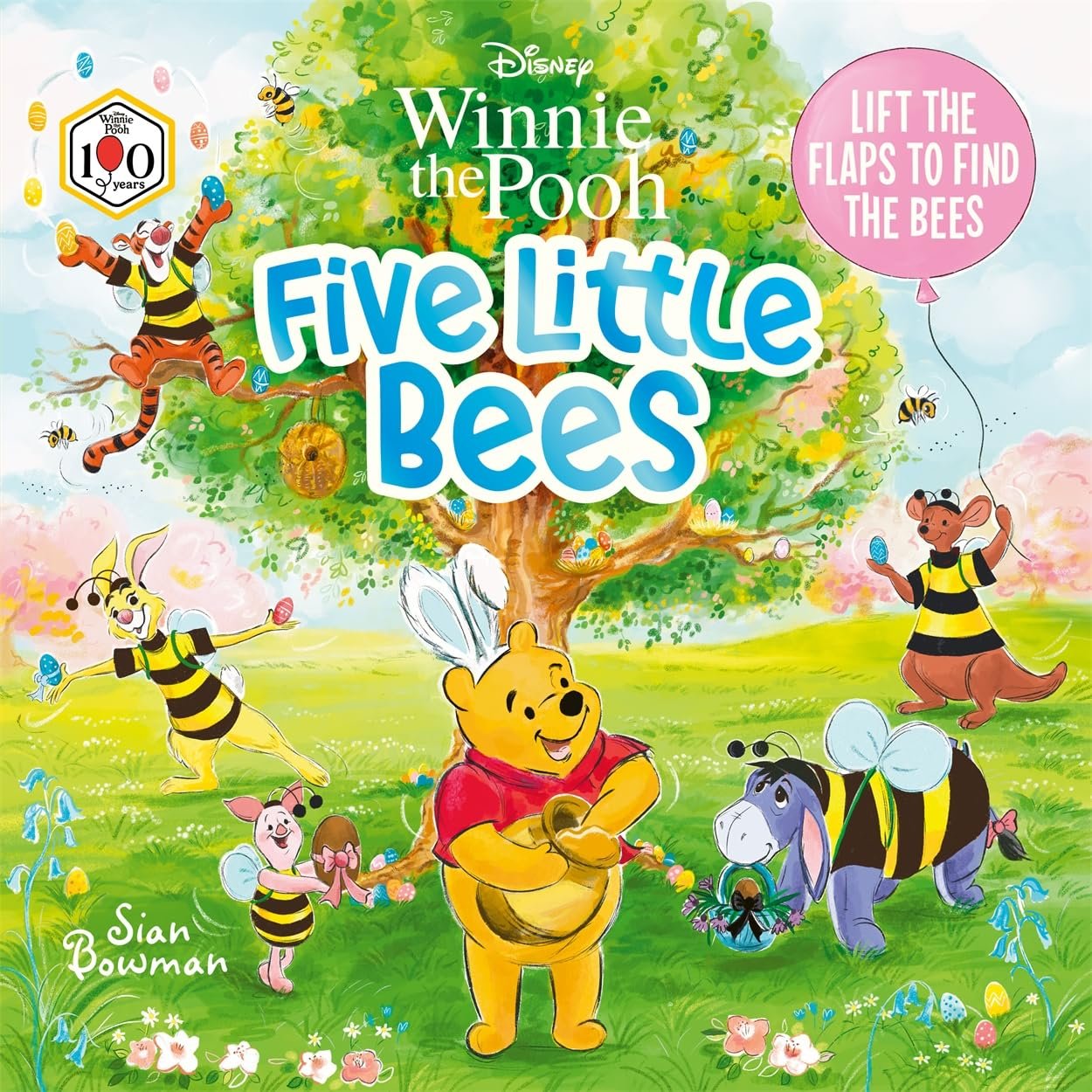 Disney Winnie the Pooh: Five Little Bees: An Easter Lift-The-Flap Picture Book