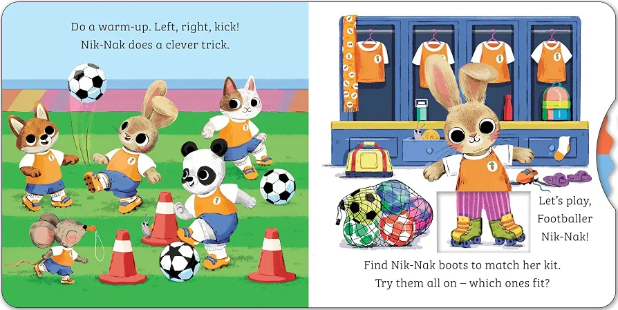 Nik-Nak Bunny Footballer preview