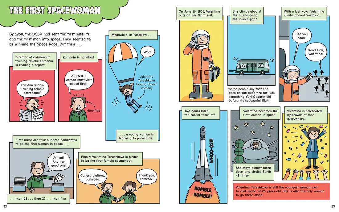 Comic Strip Science Adventures: Exploring Space preview