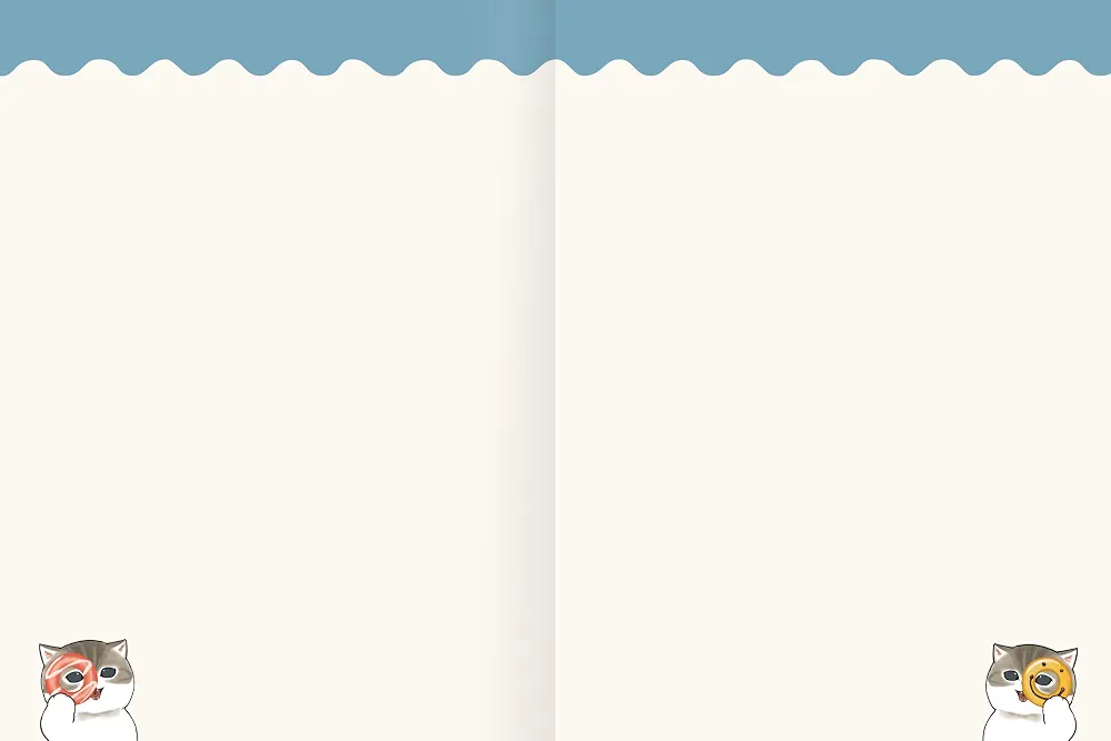 The Mofusand Coffee and Donuts Journal preview
