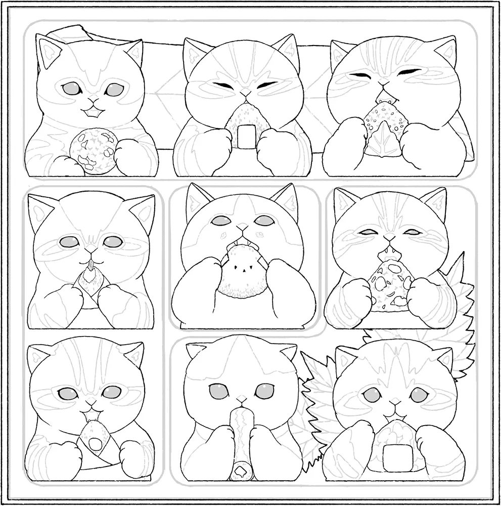 Mofusand: An Official Coloring Book preview