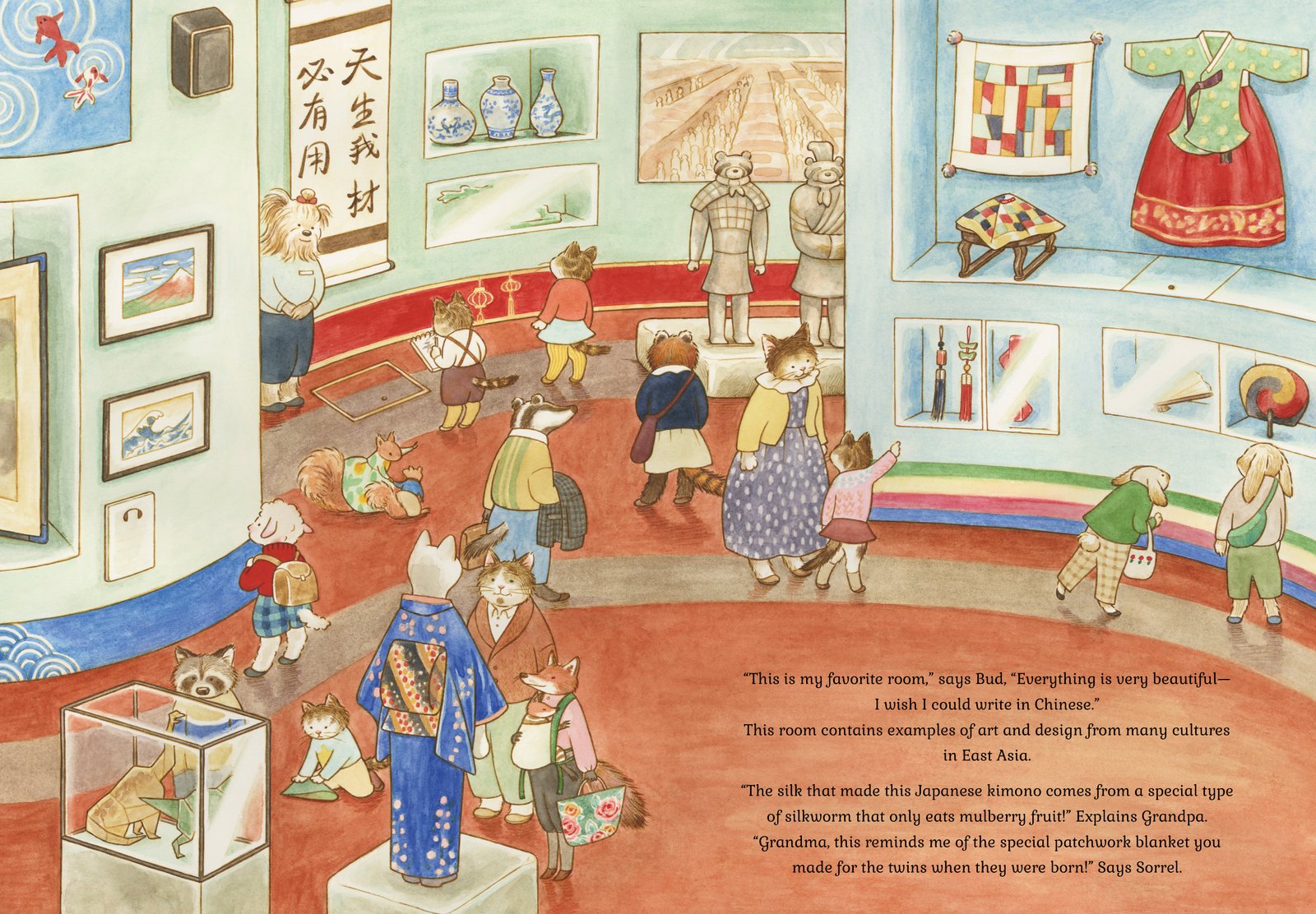 Cat Family at the Museum preview